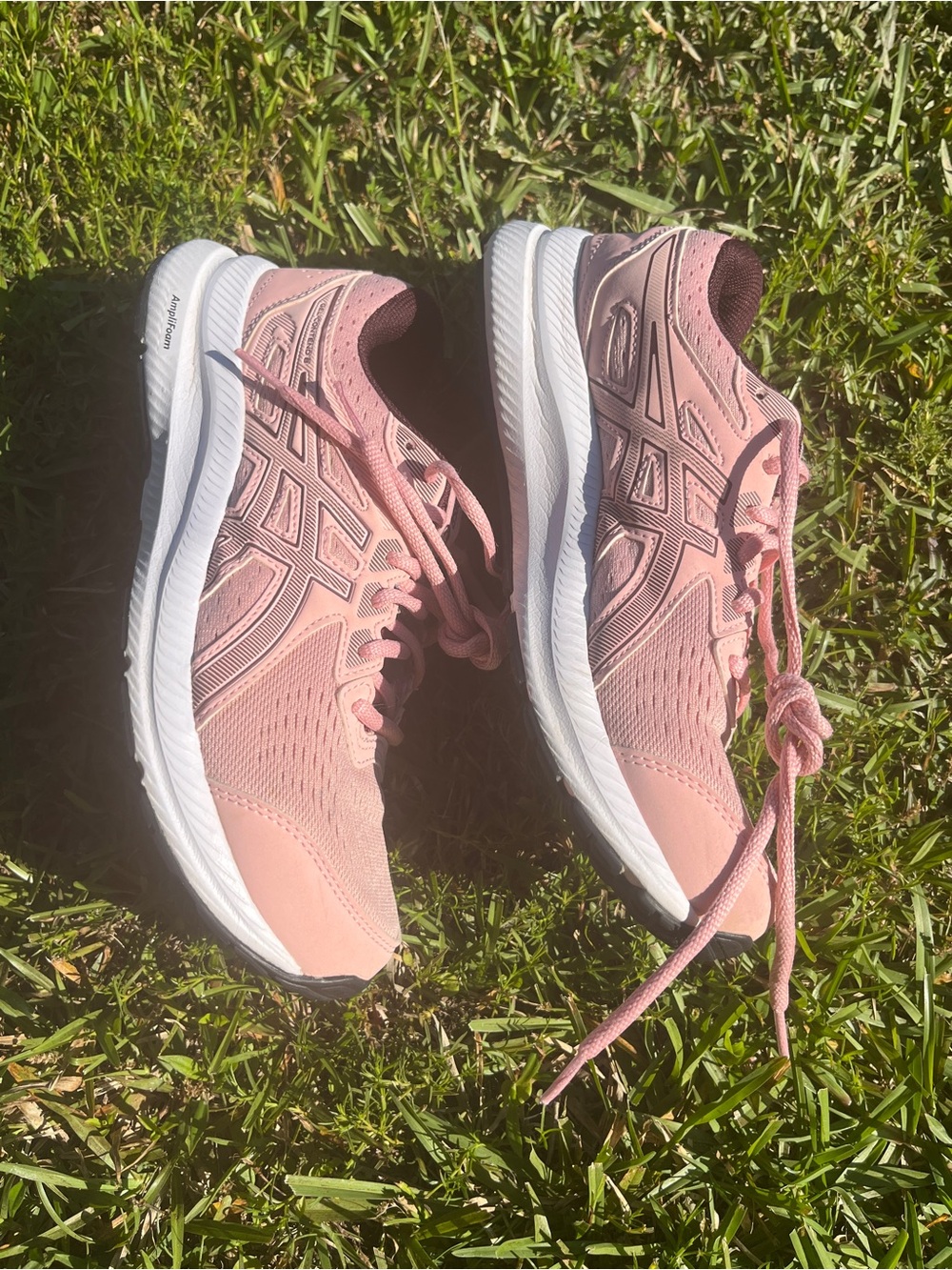 ASICS Women's Gel-Contend 8 Running Shoes, 7.5, Frosted Rose/DEEP Mars - Picture 3 of 9
